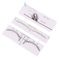 5/10pcs Permanent Makeup Eyebrow Disposable Accurate Ruler Microblading Shaping Tools Tattoos Measure Stickers