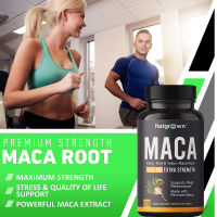 ของแท้!!! ราก Maca อินทรีย์ - สนับสนุนสุขภาพทางสรีรวิทยาสำหรับผู้ชายและผู้หญิง - 1500 มก. แคปซูล - 120 แคปซูล ราคาถูก / ส่ง