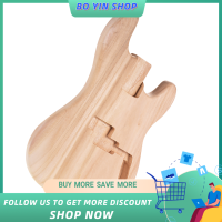 PB-T02 Unfinished Electric Guitar Body Sycamore Wood Blank Guitar Barrel for PB Style Bass Guitars DIY Parts