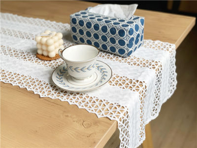 （HOT) ผ้าคาดโต๊ะแบบฝรั่งเศส ผ้าพื้นหลัง ผ้าคลุม ตู้ทีวีโต๊ะกาแฟโต๊ะผ้าตกแต่ง