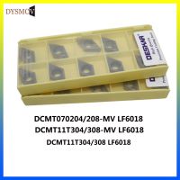 【✴COD✴】 mengnaina Dcmt070204-Mv Deskar100 % เปลี่ยน Lf6018 Dcmt070208 Dcmt11t304 Mv Dcmt11t308ใบมีดเพชรเครื่องมือกลึง