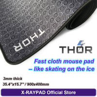 X-Raypad สีเทา-ดำ Tho R Fast Speed Cloth Gaming Mouse Pad- 900x400x3mm