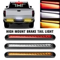 【CW】Ultra-thin LED Tail Light 15 LED 24 V 12 V Truck Trailer Side Light Brake Light Red Yellow White For Pickup Truck Taillight