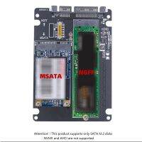 M.2 Solid-State SSD to Sata3 Ngff Msata to Serial Adapter Card Serial-To-Serial Adapter Card Dual-Use 2-In-1 with Switch