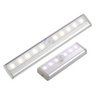 【cw】 PIR Motion Sensor LED Night Light 6/10 LEDs Wireless LED Closet Light AAA Battery Powered Under Cabinet Lights For Kitchen Stair