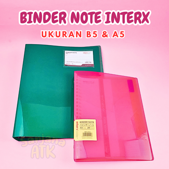 Map Binder Note A5 B5 Interxfolder Lazada Indonesia
