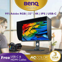 BenQ SW321C 32นิ้ว 4K IPS USB-C Adobe RGB Photo Editing Monitor (จอแต่งภาพ, จอมอนิเตอร์ 4k 32 นิ้ว)