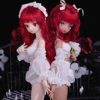 hot！【DT】▨❉  Original 1/4 Imomodoll Version White/tan Soft Rubber MJD BJD Up Birthday GiftNo
