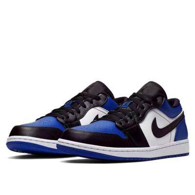 [HOT] Original✅ NK* Ar J0dn 1 Low Royal Blue Lightning Mens And Womens Basketball Shoes Couple Skateboard Shoes Casual Sports Shoes {Limited time offer}