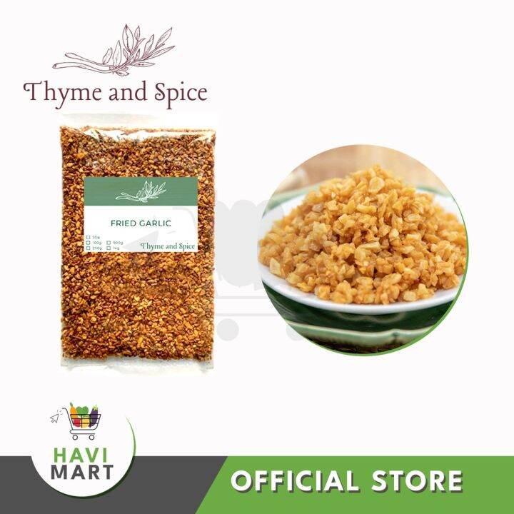 Thyme & Spice Premium Fried Garlic 50g Lazada PH