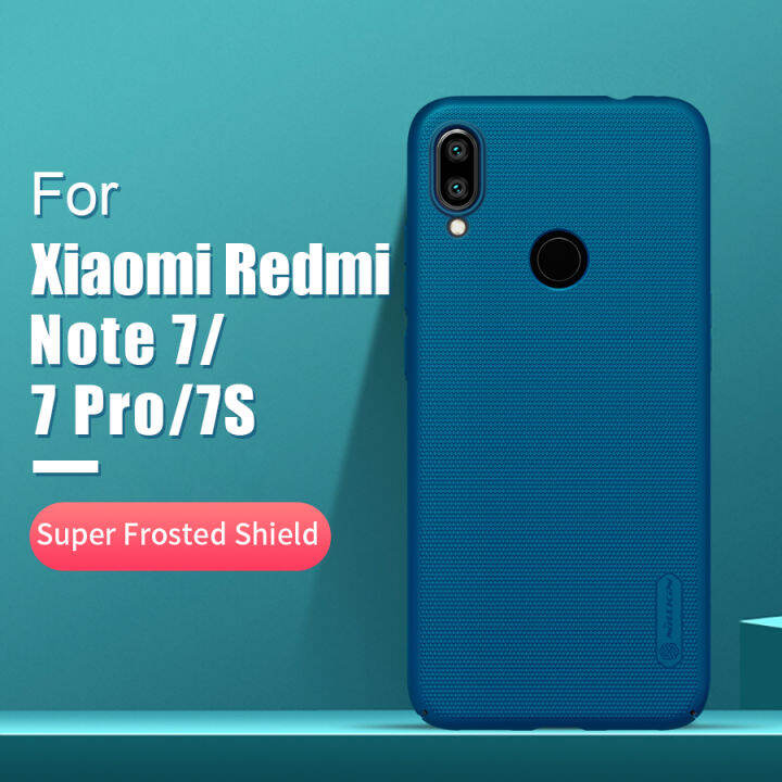 redmi-note-7-case-6-3-nillkin-frosted-pc-matte-hard-back-cover-gift-phone-holder-for-xiaomi-redmi-note-7-pro-case-redmi-note-7s