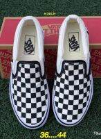 รองเท้าVans_ Old _Skool _Classic สลิปออนแบบสวม รองเท้าผ้าใบชายหญิง แบบอินเทรนด์สุดคลาสสิค รับประกันแท้ตรงปก พร้อมกล่องแบรนด์