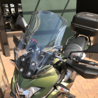 กระจกบังลม X300กระจกบังลมที่เบนทางลมสำหรับ Kawasaki Versys-X300 Versys-X 300 2017 2018 2019 2020 2021 2023 2022