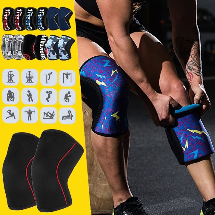 women-men-teens-7mm-neoprene-sports-kneepads-compression-weightlifting-pressured-crossfit-training-knee-pads-support-custom-logo