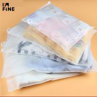 10pcs Ziplock Bag Matte Plastic Package Bag Zipper Lock Storage Pouch Bag T-shirts/Clothes Packaging Bag Food Storage Dispensers