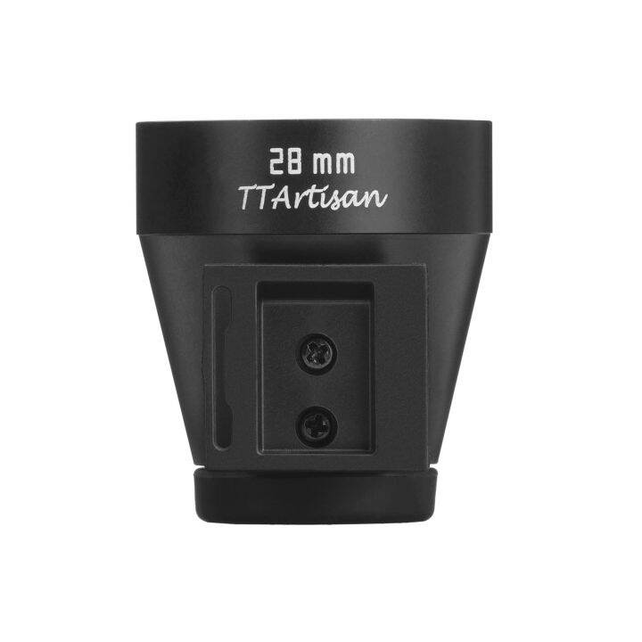 28mm Waist Level Viewfinder For Cameras – Optical Glass, Adjustable Shoe, 35/50mm Frame Lines, For Framing Only