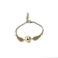 24Pcslot Theme Jewelry Silver Plated Cute Golden Snitch Chain Charm Bracelet For Women Fashion Brand Bracelets Jewelry