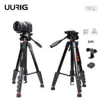 1.7M Lightweight Camera Tripod Stand Portable Professional Aluminum Travel Monopod 360 Panorama Fluid Ball Head for DSLR Camera