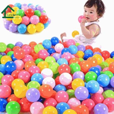 [cele]55mm Colorful Soft Plastic Ocean Ball Secure Baby Kid Pit Swim Fun Toy