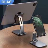 Aluminum Alloy Desktop Mobile Phone Stand Foldable iPad Tablet Support Cell Phone Desk Bracket Lazy Holder For Smartphone Mount