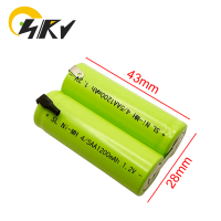 45AA 2.4V 1200MAh แบตเตอรี่ Ni-MH แบบชาร์จไฟได้สำหรับเครื่องโกนหนวดและปัตตาเลี่ยน