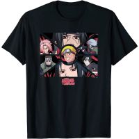 Naruto Shippuden Group Panels T-Shirt Adult Clothes