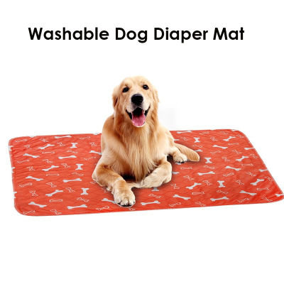 Reusable Dog Diaper Mat Absorbent Urine Pads Washable Diaper Mat Waterproof Puppy Training Pad Cage Mat Daliy Use