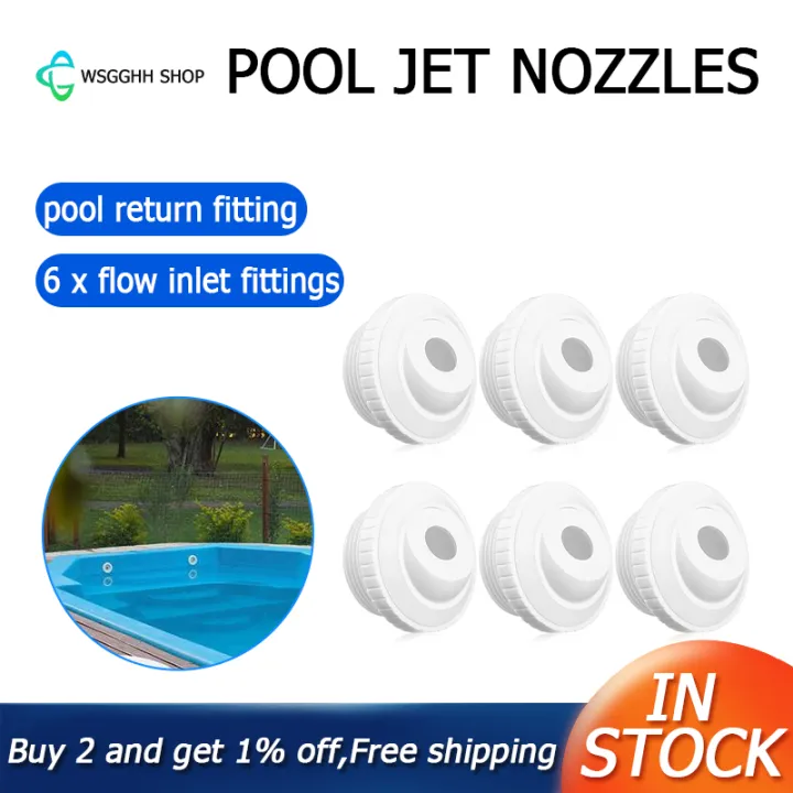 3/4 Inch Pool Jet Nozzles SP1419D Flow Inlet Fitting Opening Water
