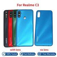 Realme เคสสำหรับ OPPO แบตเตอรี่ด้านหลังฝาหลัง C3โทรศัพท์ฝาหลังชุดประกอบทดแทนประตูที่อยู่อาศัยสำหรับ RMX2027 RMX2020 RMX2021