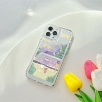 Phone Case For iPhone 14 Plus 12 ProMax Oil Painting Stick Picture Cases For iPhone 13 Mini 11 8 Transparent Soft Silicone Cover Drawing Painting Supp