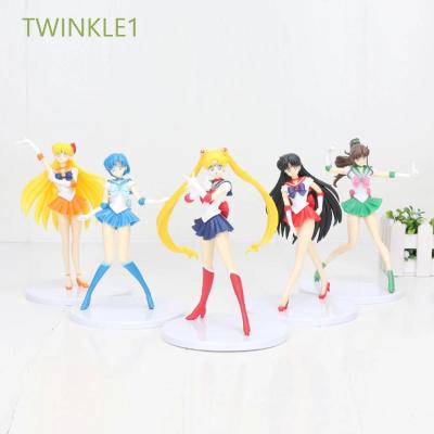 Twinkle1 ฟิกเกอร์เซเลอร์มูนขนาด 18 ซม . 5 ชิ้น / ชุด