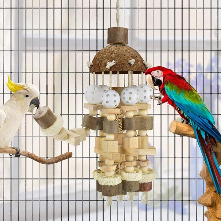 bird-parrot-toy-large-parrot-toy-natural-wooden-blocks-bird-chewing-toy-parrot-cage-bite-toy-suits-for-macaws-parrots