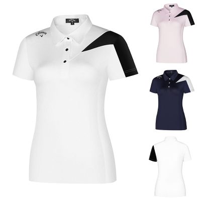 FootJoy Le Coq Amazingcre PING1 Odyssey UTAA☃☄۩  Golf short-sleeved t-shirt womens thin section summer new casual sports womens top GOLF clothing quick-drying and comfortable