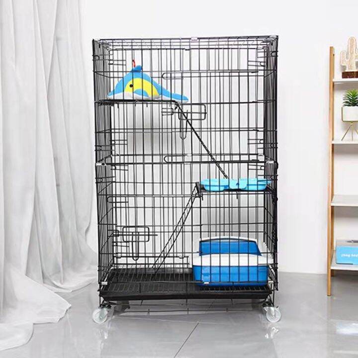 kj4Collapsible Cat Cage 4 Layer 3size Lazada PH