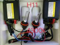 ไฟ Xenon H11 4300k 35w ฐานเซรามิคให้แสงสีเหลือง เดิมๆ สว่างตาแตก  เน้นสว่างต้องXenon