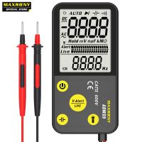 ZZOOI Portable Digital Multimeter MAXRIENY S7 S9 LCD Display DC AC Voltmeter Capacitance Diode NCV Ohm Live Continuity Hz Tester