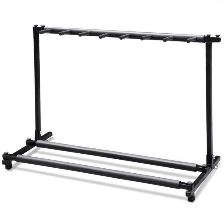 Folding 7 Way Acoustic and Electric Guitar Stand Bass Guitar Rack Lazada PH