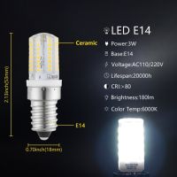 หลอดไฟข้าวโพดแอลอีดี E14ขนาดเล็ก1-10ชิ้นไฟ Led 64ดวง3วัตต์ Smd 3014 Ac 220โวลต์โคมไฟโคมไฟระย้าแอลอีดีเทียนแสง Led Bombilla