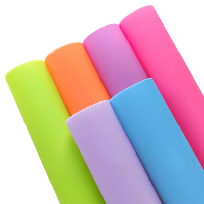 XHT 0.5mm Jelly Solid Colored Translucent PVC Soft Plastic Film for Making Bag/Shoe/Garment/Decoration 30x135cm