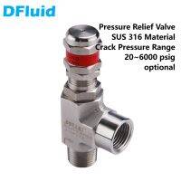 【hot】☽  SUS316 Pressure RELIEF VALVE 20-6000psig Adjustable 1/43/81/2in Male to F NPT replace