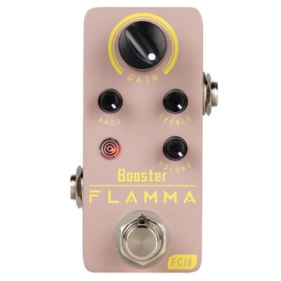 FLAMMA FC18 Clean Booster Guitar Effects Pedal True Bypass Circuit True Bypass Guitar Accessories