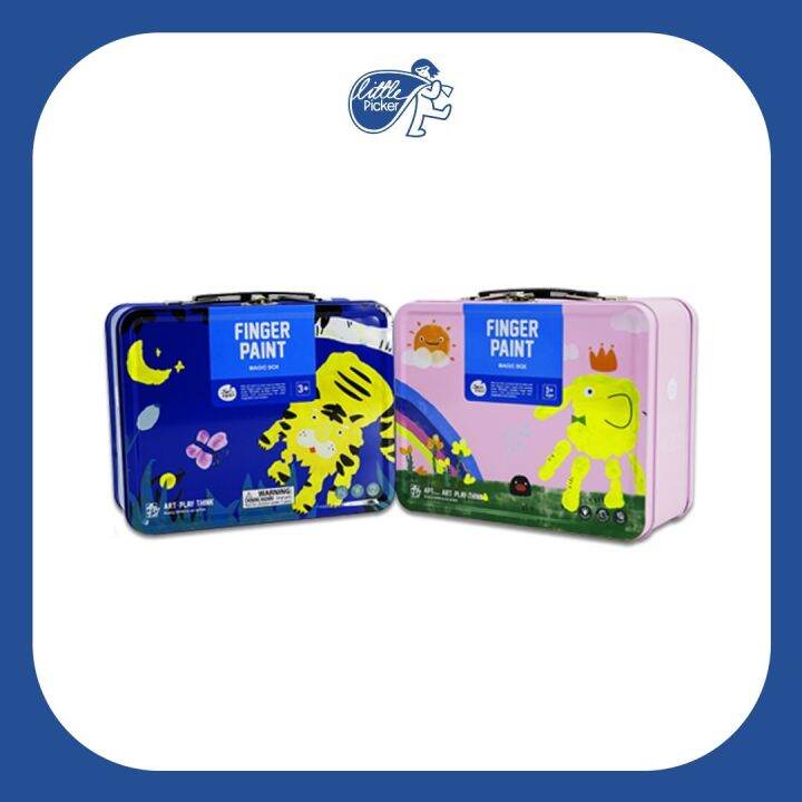 Joan Miro Finger Paint Magic Box ชุดสีฟิงเกอร์เพ้นท์ Little Picker