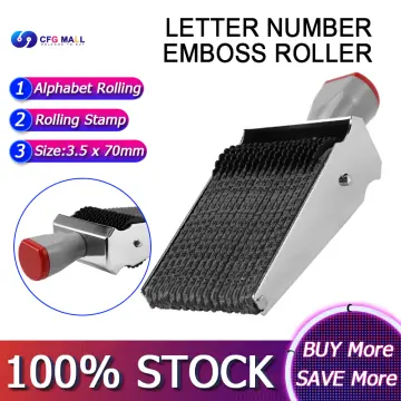 Number Stamps,7 Digit Small Changeable Date Stamp,Number Roller  Stamps,Personalized Number Symbol Rolling Wheel Stamp Multi-Function DIY  Rubber