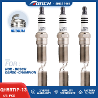 Iridium TORCH Spark Plug QH5RTIP-13 Candles Replace for ILTR5A-13G ILTR5K13 for AYFS32YR Compatible with MAZDA Car Pentium Ford