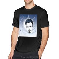 2023NewTony Stark Robert Aka Tony เสื้อยืดสั้นสำหรับผู้ชายเสื้อผ้าฝ้าย Basic Tshirt Streetwear