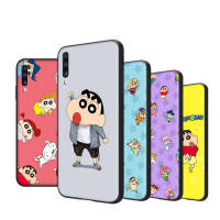 Black เคสโทรศัพท์ Compatible หรับ VIVO Y12S Y70 Y11 Y15S Y76 Y31S Y21 Y20 Y11S Y20S Y70T Y73S Y75 Y74S Y76S Y51 T1 Y15 Y10 Y20I Y17 Y31 Y15A S7E Y70S Y73 Y19 Y5S Y51S Y33S Y21S Y12 Y52S Y51A ปก SC-35 Crayon Shin Chan