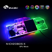 Bykski N-ICH2080S-X คุ้มครองเต็มรูปแบบ GPU บล็อกน้ำสำหรับ INNO 3D Geforce RTX2080/2070 Super OC กราฟิกการ์ด,VGA คูลเลอร์ฮีทซิงค์