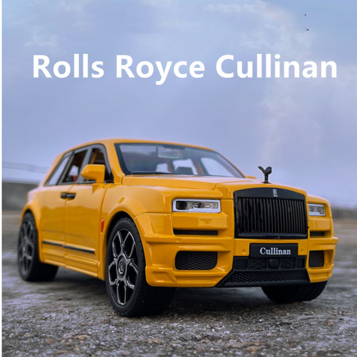 1-20-rolls-royce-cullinan-suv-อัลลอยรถรุ่นเสียงและแสงจำลองรถตกแต่งคอลเลกชันเด็กของเล่นของขวัญ