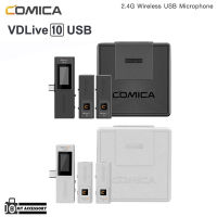 COMICA VDLive10 2.4G Wireless Lavalier Microphone 2 Transmitters &amp; 1 Receiver - 2.4G Wireless ไมค์ไร้สาย Comica VDLIVE10