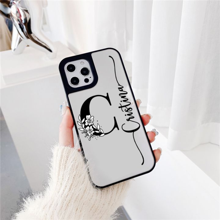 personalized-name-mirror-phone-case-for-iphone-13-12-11-pro-max-x-xr-xs-7-8-plus-women-cute-makeup-mirror-flowers-letter-cover-phone-cases